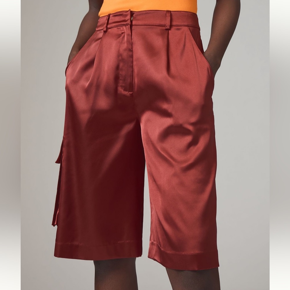 *Anthropologie Hutch Pleated Utility Shorts